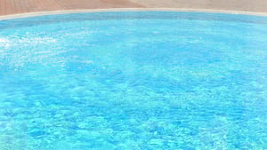 On beautiful pool, summer great time!